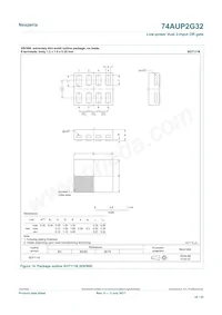 74AUP2G32GD Datasheet Page 16