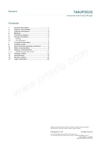 74AUP2G32GD Datasheet Pagina 22