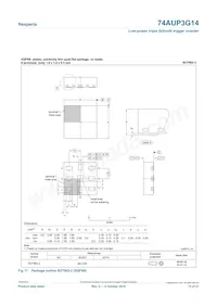 74AUP3G14GNX Datasheet Page 15