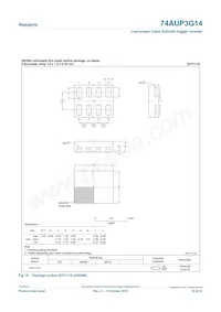 74AUP3G14GNX Datasheet Page 16