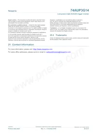 74AUP3G14GNX Datasheet Page 20