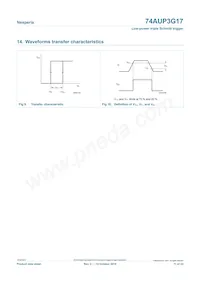 74AUP3G17GNX Datasheet Page 11