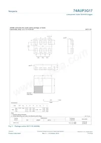 74AUP3G17GNX Datasheet Page 17