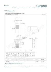 74AVC2T245GUX Datenblatt Seite 19