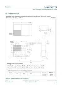 74AVC4T774GUX Datasheet Page 21