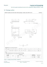 74AVC4TD245PW Datasheet Page 19