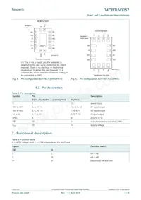 74CBTLV3257D Datasheet Page 4