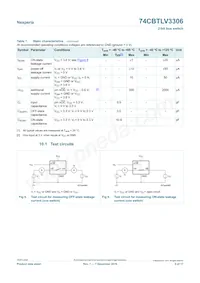 74CBTLV3306DCH Datasheet Page 5
