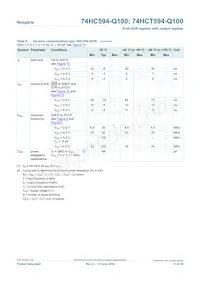 74HC594D-Q100 Datasheet Page 13