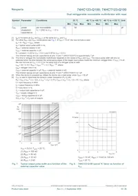 74HCT123D-Q100 Datasheet Page 10