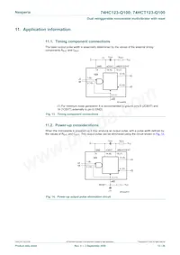 74HCT123D-Q100 Datasheet Page 13