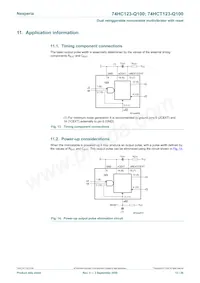 74HCT123D-Q100 데이터 시트 페이지 13