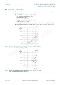 74HCT132D-Q100 Datasheet Page 9