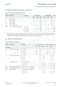 74HCT2G66GD Datasheet Page 4