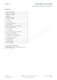 74HCT2G66GD Datasheet Pagina 19