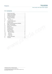 74LV05APWJ Datasheet Page 12