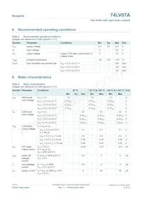 74LV07APWJ Datasheet Page 4