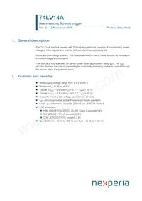 74LV14APWJ Datasheet Copertura