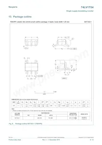 74LV1T04GXH Datenblatt Seite 8