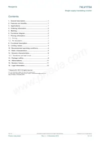 74LV1T04GXH Datasheet Page 13