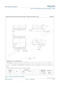 74LV574D Datasheet Page 13