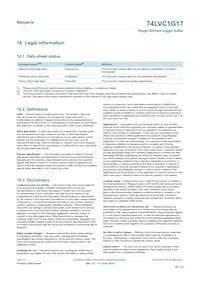 74LVC1G17GN Datasheet Page 20