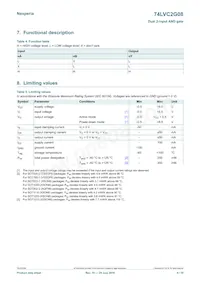 74LVC2G08GN Datasheet Page 4