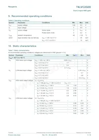 74LVC2G08GN Datasheet Page 5
