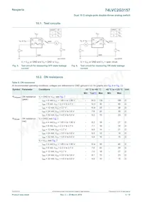 74LVC2G3157DPJ Datasheet Page 5