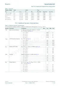 74LVC2G3157DPJ Datasheet Page 12