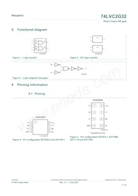 74LVC2G32GD Datasheet Page 3
