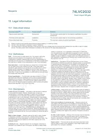 74LVC2G32GD Datasheet Page 19