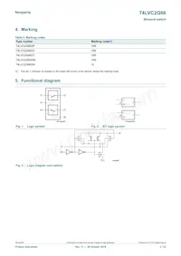 74LVC2G66GD Datasheet Page 2