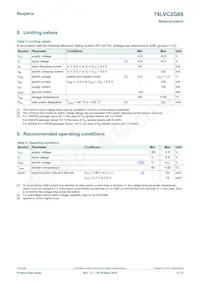 74LVC2G66GD Datasheet Page 4
