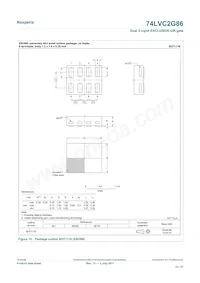 74LVC2G86GD數據表 頁面 15