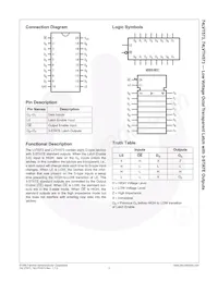 74LVTH573WMX Datasheet Page 3