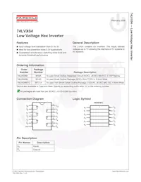 74LVX04SJX Datasheet Page 2