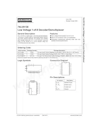 74LVX138SJX Datasheet Pagina 2