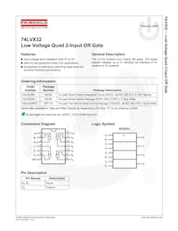 74LVX32SJX Datasheet Page 2