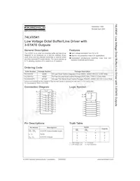 74LVX541SJX Datasheet Page 2
