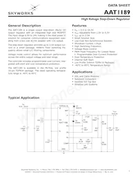 AAT1189IRN-0.6-T1 Datasheet Cover