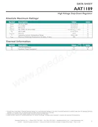 AAT1189IRN-0.6-T1 Datasheet Page 3