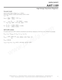 AAT1189IRN-0.6-T1 Datasheet Page 17