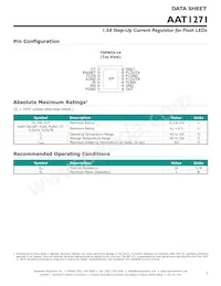 AAT1271IWO-T1 Datasheet Page 3