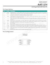AAT1274IWO-T1C Datasheet Page 2