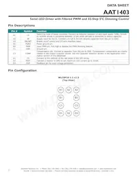 AAT1403IUQ-T1 Datasheet Page 2