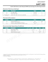 AAT1403IUQ-T1 Datasheet Page 3
