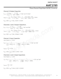 AAT2785IRN-AAA-000 Datasheet Page 19