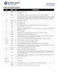 ACT5102QI101-T 데이터 시트 페이지 3