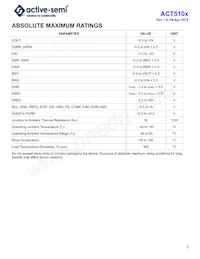 ACT5102QI101-T數據表 頁面 5
